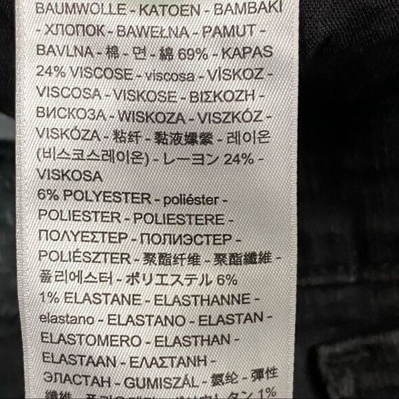 Levi’s 701 High Rise Skinny size 30 color- black sequin side stripe - Picture 11 of 11